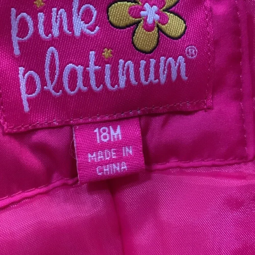 Pink snowpants size‎ 18 month. Pink Platinum